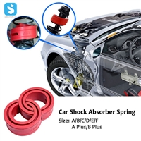 Red spring shock absorber rubber shock absorber